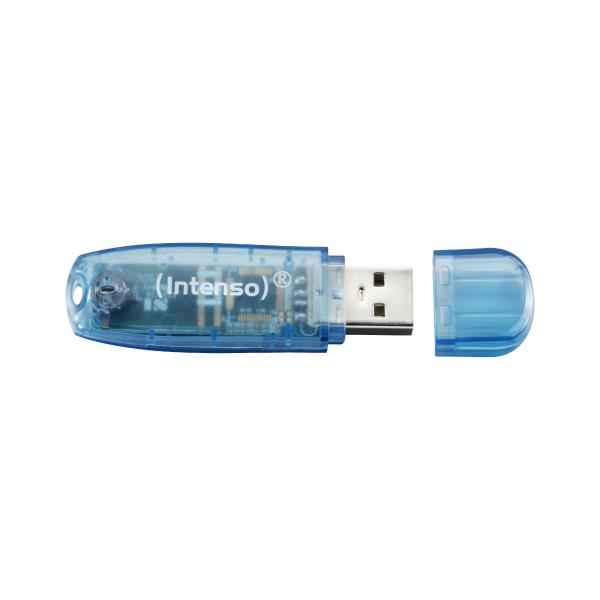 Pendrive 4GB USB2.0 INTENSO RAINBOW Negro