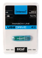 Pendrive 4GB USB2.0 INTENSO RAINBOW Negro