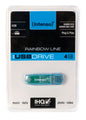 Pendrive 4GB USB2.0 INTENSO RAINBOW Negro