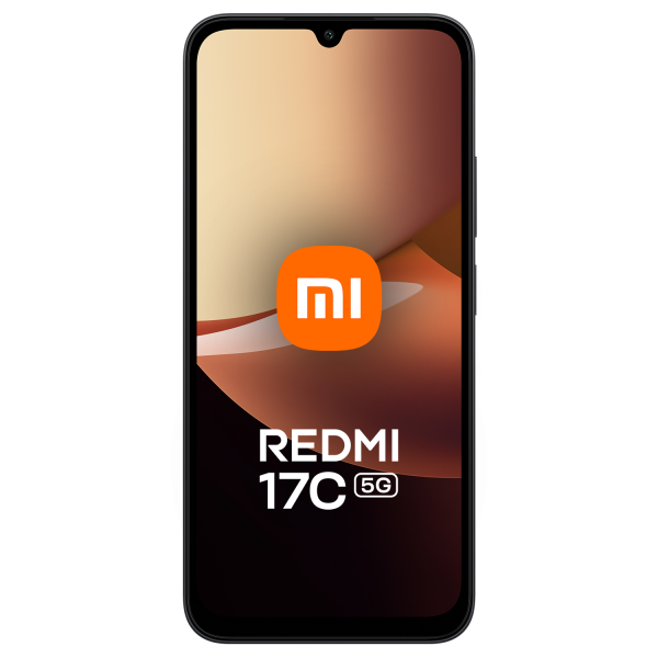 Smartphone XIAOMI Redmi 17C - 5G  NFC  MediaTek Dimensity 6300  6.9"  4GB  128GB  HyperOS 3  Negro