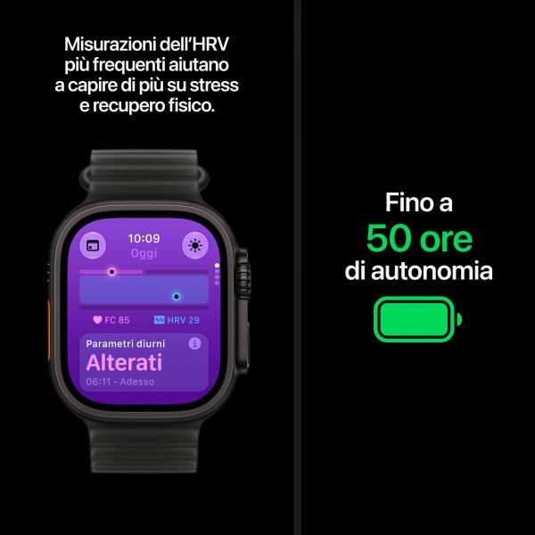 Smartwatch Apple Watch U4 Gps+cell 49mm Black Titanium Case With Burgundy Alpine Loop L