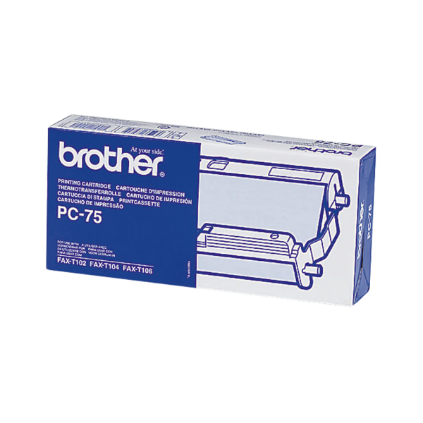 Cinta Termica Brother Pc75 A4 144 Paginas Fax T104 T106 - 1 Paquete