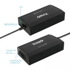 Cargador Universal De Portatil Tooq Tqlc-100bs01m 100w 12 Conectores Puerto Usb