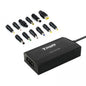 Cargador Universal De Portatil Tooq Tqlc-100bs01m 100w 12 Conectores Puerto Usb
