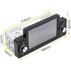 Autorradio SWM 160C 5 pulgadas Bluetooth/Carplay/USB Negro 1 DIN
