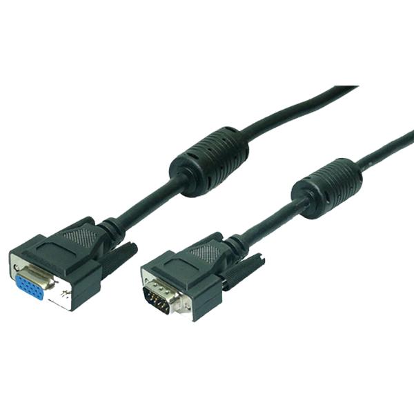 Cable Vga M-h 1.8m Hd Db15 Extensor Logilink Blanc
