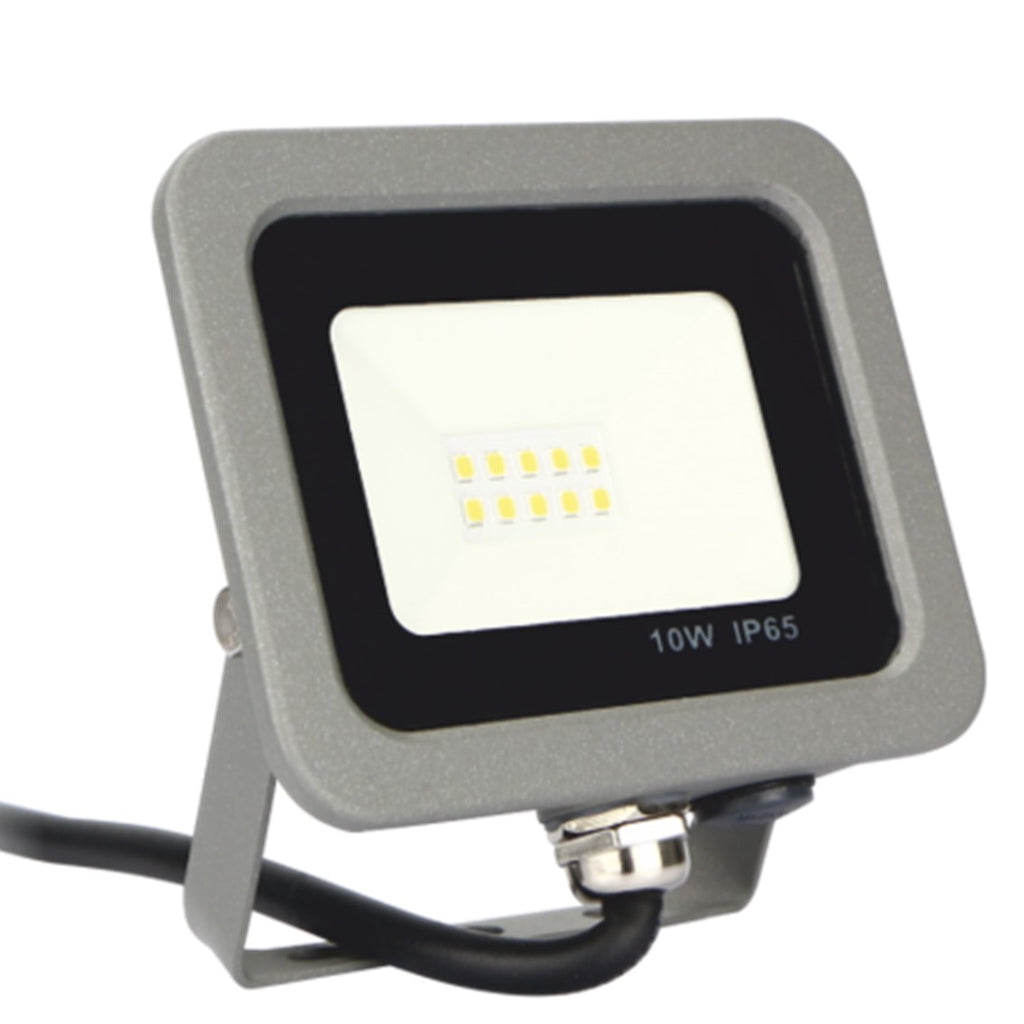 Foco Proyector Led Ips 65 10w 5700k Luz Fria 800lm Gris