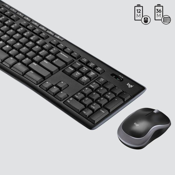Teclado + Mouse Logitech Mk270 Wireless Inalambrico Ingles Main Image