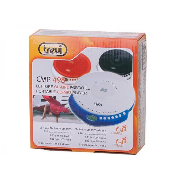 Reproductor Trevi Cd Mp3 Cmp498 Negro