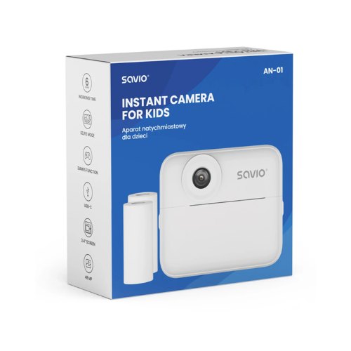Camara Instantanea Savio An-01 White Para Nios