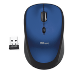 Ratón Trust Wireless Mouse Yvi- Blue Brillo (azul) (sensor Optico De 800 - 1.600 Ppp Reales)