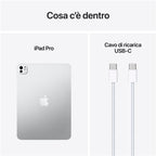 Apple Ipad Pro 11 Pulgadas 12gb 256gb Wifi Silver - Oled - Chip M5 - 12mpx