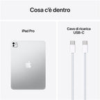 Apple Ipad Pro 11 Pulgadas 12gb 512gb Wifi + Cell Silver - Chip M5 - 12mpx