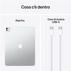 Apple Ipad Pro 13 Pulgadas Wifi + Cellular 16gb 1tb Silver - Oled - Chip M5 - 12mpx