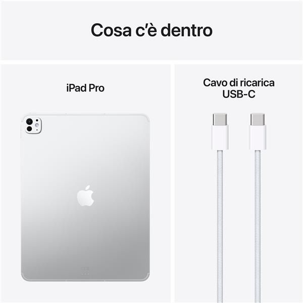 Apple Ipad Pro 13 Pulgadas Wifi + Cellular 16gb 2tb Silver - Oled - Chip M5 - 12mpx