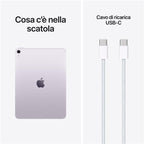 Apple Ipad Air 11 Pulgadas 12gb 1tb Wifi + Cellular Purple - Ips - Chip M4 - 12mpx