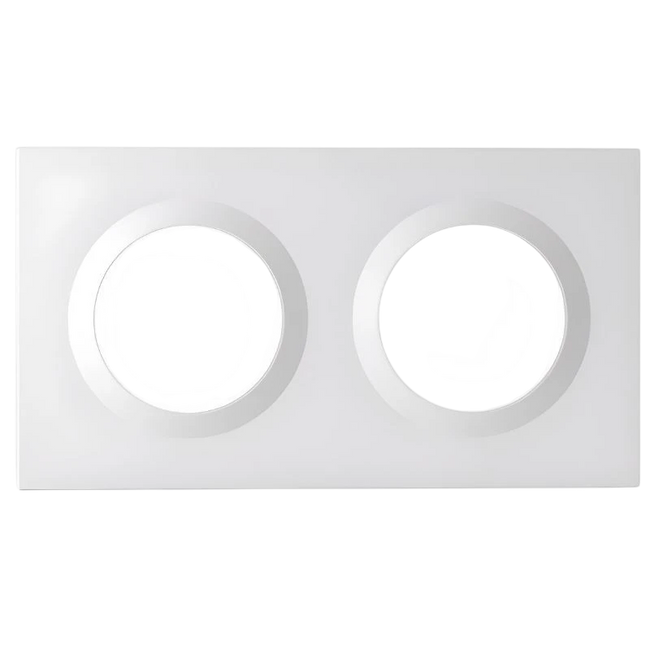SONOFF EF2G Blanco - Marco doble para interruptores inteligentes de pared Hover Image
