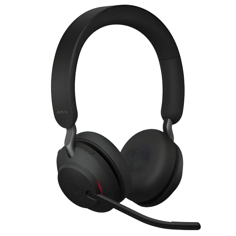 Jabra Evolve2 65 UC Stereo USB-A Negro con base de carga Diadema Bluetooth 5.0 Auriculares inalámbricos