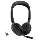 Jabra Evolve2 65 Flex estereo USB-A Negro