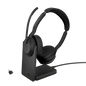 Jabra Evolve2 55 MS Stereo con Soporte de carga