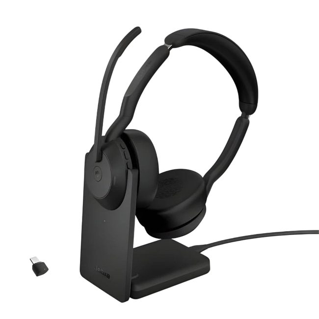 Jabra Evolve2 55 MS Stereo con Soporte de carga Hover Image