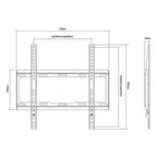 Soporte Pantalla Equip 32 Pulgadas - 55 Pulgadas Fijo Vesa Max. 400x400