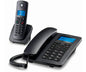 Motorola C4201 Combo Black / Teléfonos Fijo + Inalámbrico