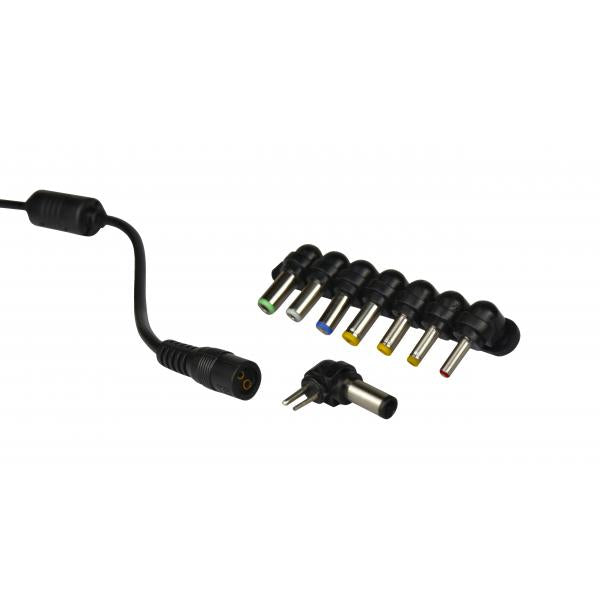 Cargador Universal De Portatil Tacens Anima Anbp100 100w 8 Tips Aluminio Puerto Usb 5v
