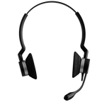 Jabra Biz 2300 Duo USB-A UC Negro
