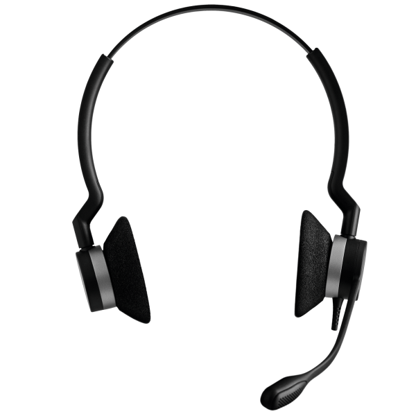 Jabra Biz 2300 Duo USB-A UC Negro