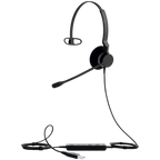 Jabra Biz 2300 USB-A Microsoft Lync Mono Negro