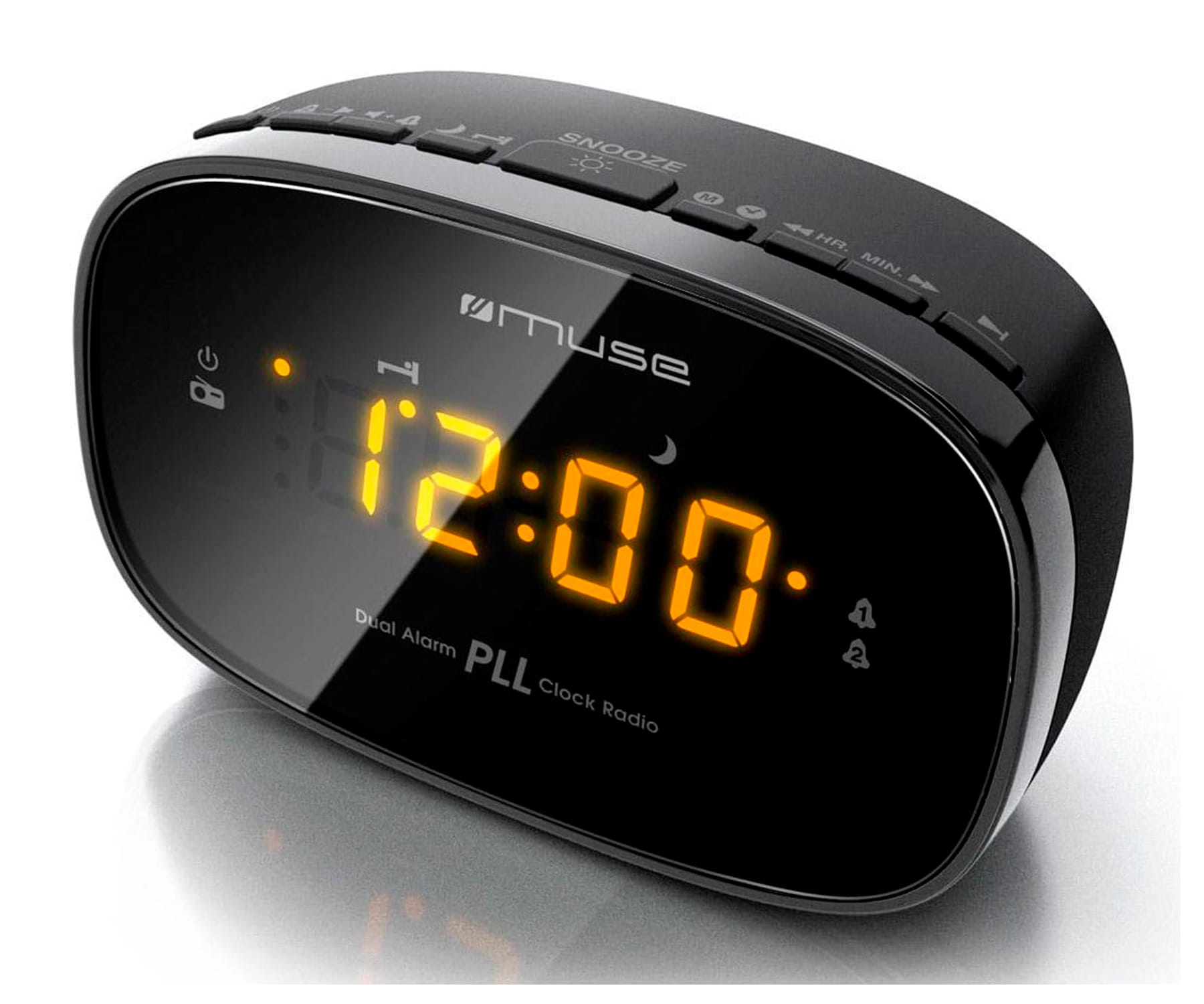 Muse M-150 Cr Negro / Radio Despertador