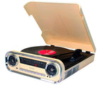 Lauson 01tt15 Cream / Tocadiscos Con Radio Fm
