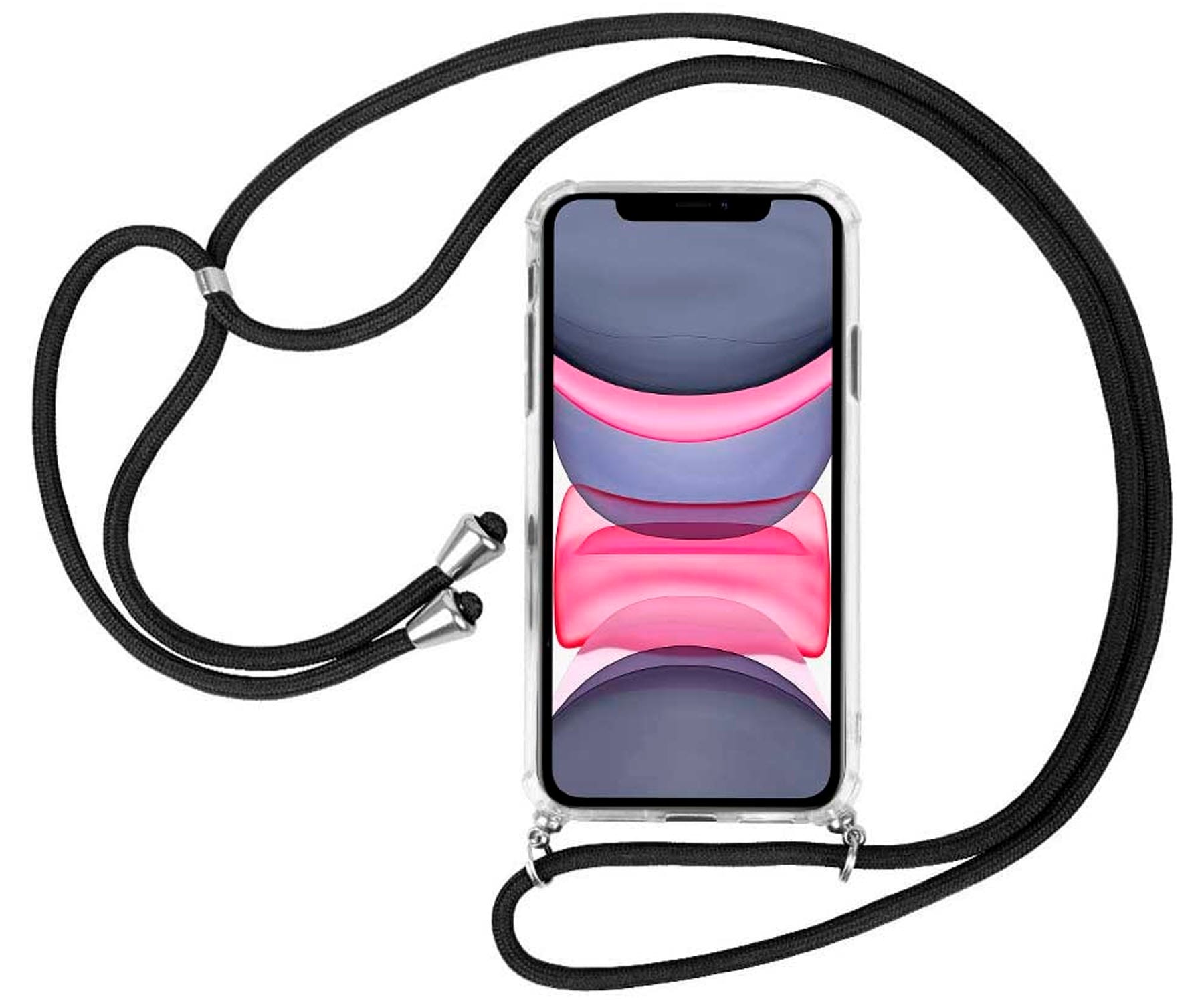 Akashi Trasera Silicona Cuerda Transparente / Apple Iphone 11