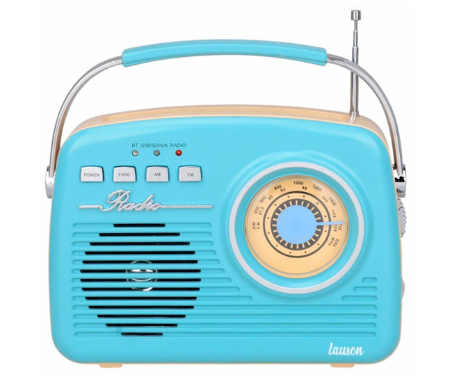 Lauson Ra142 Azul Crema / Radio Despertador Hover Image