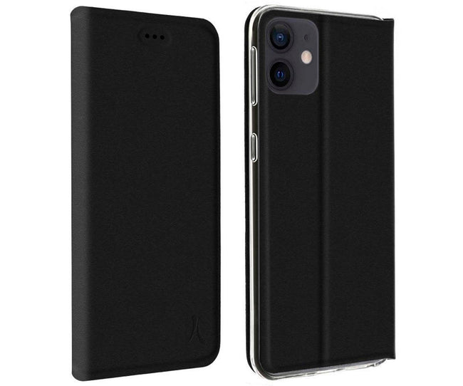 Akashi Funda Folio Con Stand Negro / Apple Iphone 12 Pro Hover Image