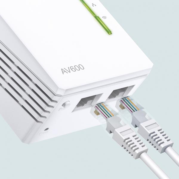 TP-LINK TL-WPA4220 Extensor PLC Powerline WiFi AV600 a 500 Mbps