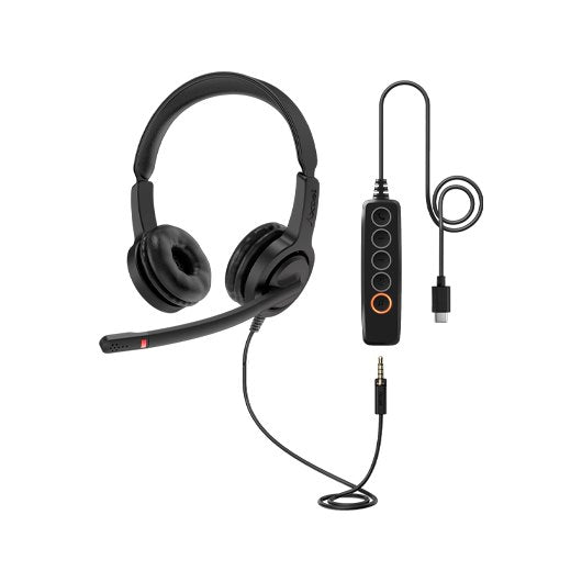 Auriculares Axtel Voice Uc28-35 Duo Nc Usb-c