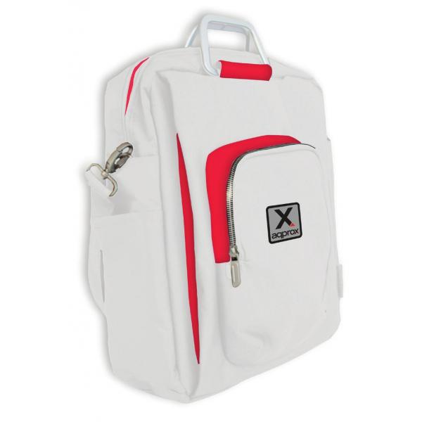 Mochila De Portatil 15.6" Approx Diseo En Color Blanco/rojo Approx - Oferta_moving Hover Image