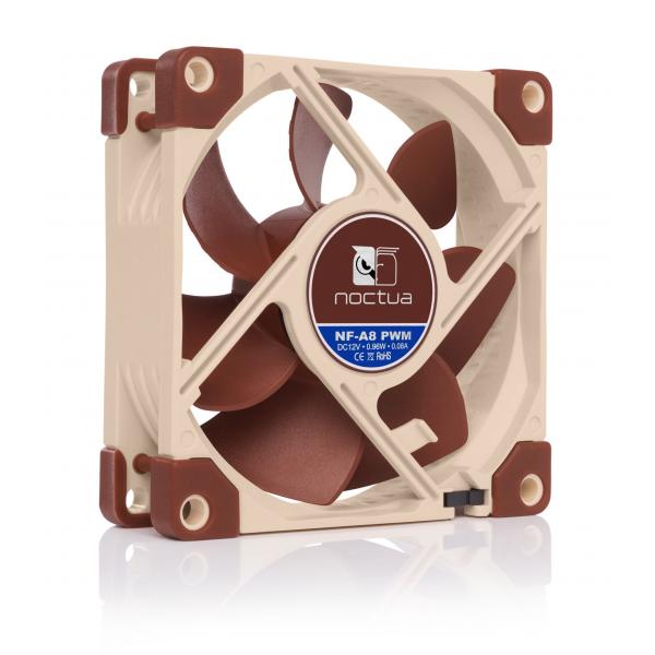 VENTILADOR 8CM NOCTUA NF-A8 PWM 2.000RPM MARRON