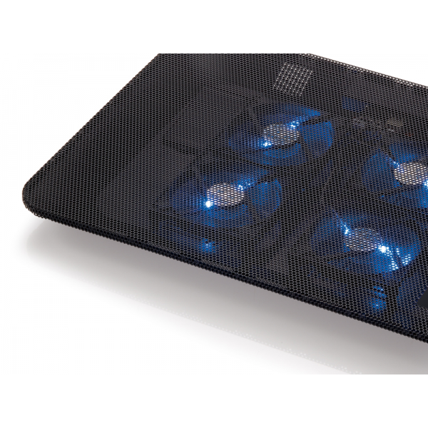 Base De Refrigeracion Para Portatiles Conceptronic 4 Ventiladores 80mm Hasta 15.6"