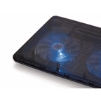 Soporte - Base De Refrigeracion Conceptronic Para Portatiles Hasta 15.6 Pulgadas 2 Ventiladores 125mm