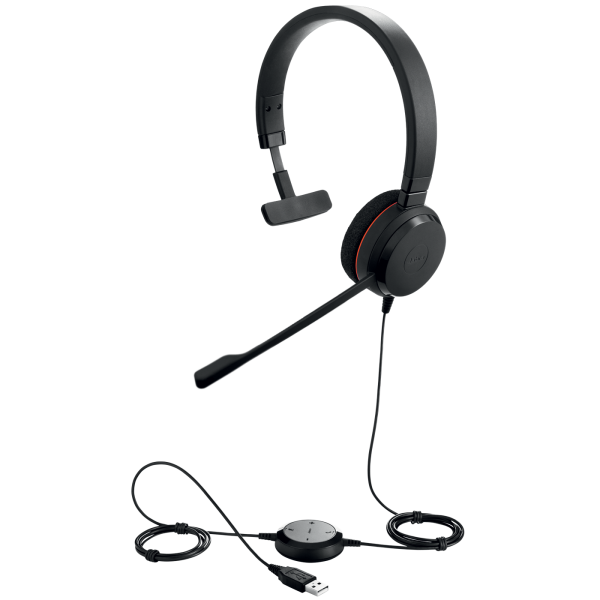 Jabra Evolve 20 MS Mono - Auriculares USB