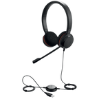 Jabra Evolve 20 UC Stereo - Auriculares USB con micrófono