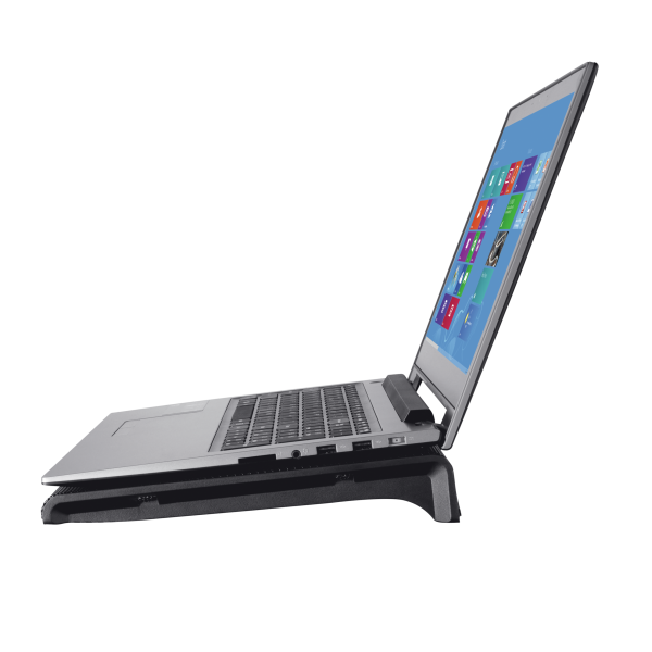 Base De Refrigeracion Para Portatiles Trust Con 2 Ventiladores Y Leds Azul Hasta 17.3" 20104*