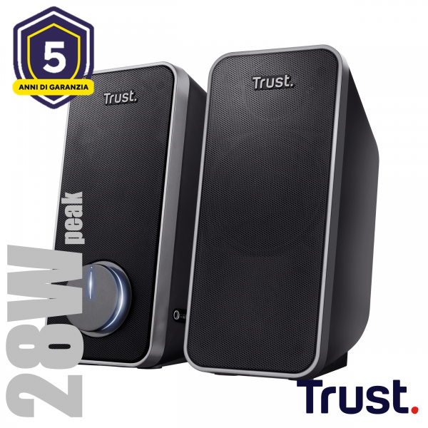 ALTAVOCES TRUST ARYS 2,0 PARA PC/PORTATIL CON CONEXIN AUDIO 3,5MM Y ALIMENTACION USB 20179 Main Image
