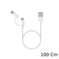 Cable Mi 2 In 1 Usb Micro Usb To Type C