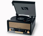 Muse Mt-110 Bt Black / Microcadena Con Altavoces Y Tocadiscos