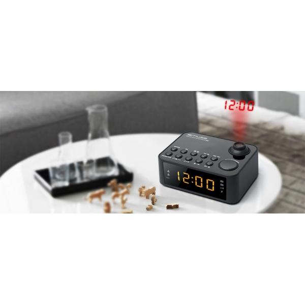 Muse M-178 P Negro / Radio Despertador