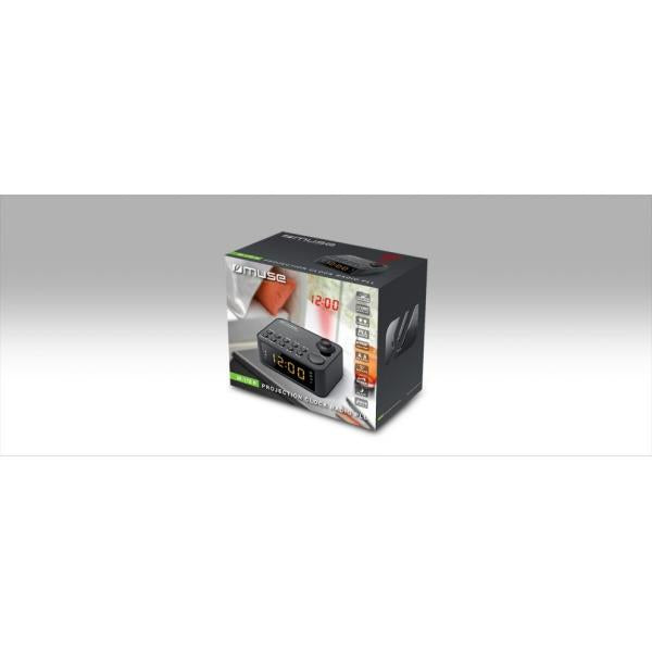 Muse M-178 P Negro / Radio Despertador